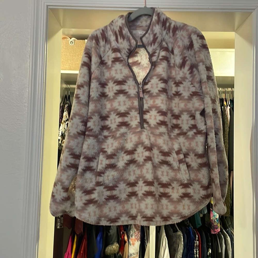 Cozy pink fleece!